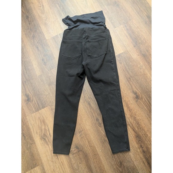 Spanx Maternity Jeans Womens XL Black Jegging High Rise Shaping Stretch Denim - Picture 6 of 11